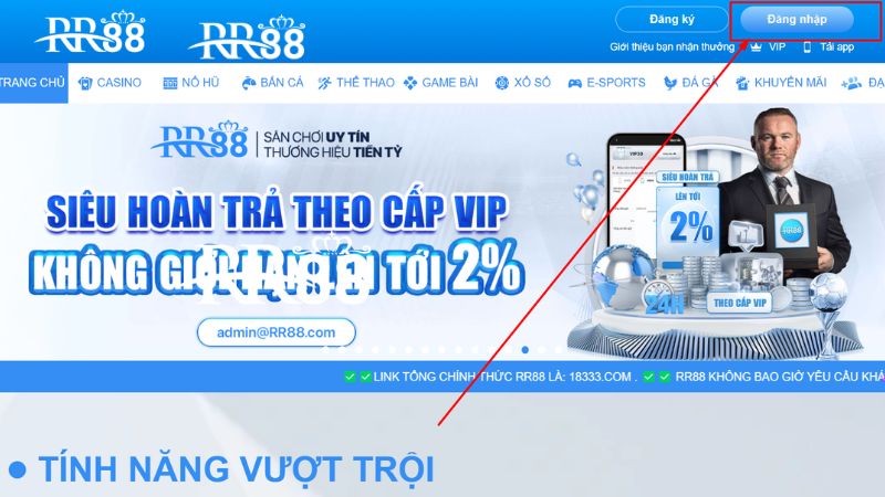 Đăng nhập 2 Hướng dẫn các bước Đăng nhập RR88 chính xác 100%