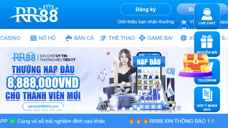 Đăng ký 2 Rinh hàng triệu tiền thưởng khuyến mãi siêu đỉnh cao tại RR88