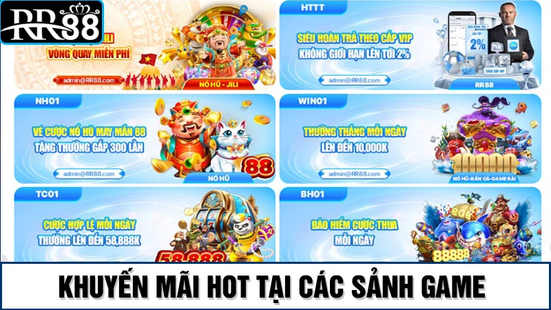 Khuyến Mãi RR88 3 Khuyến mãi hot tại sảnh game RR88