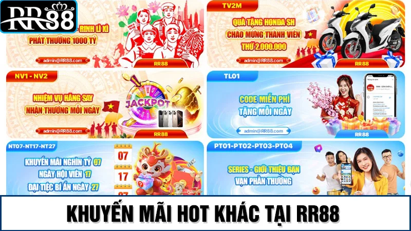 Khuyến Mãi RR88 4 Khuyến mãi khác tại RR88 cực hot
