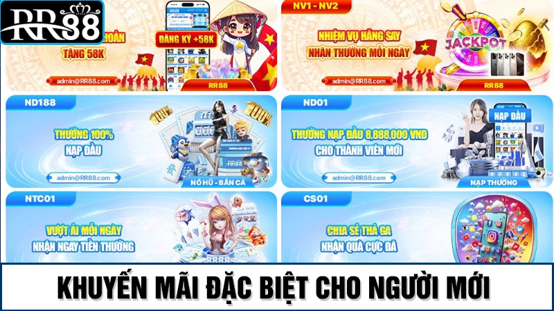 Khuyến Mãi RR88 1 Khuyến mãi RR88 hấp dẫn cho người mới