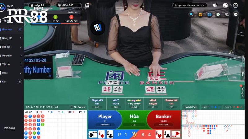 Baccarat: Game casino kiếm tiền nhanh có lãi tại RR88 3 Chi tiết về các quy tắc chơi game Baccarat trực tuyến 2025