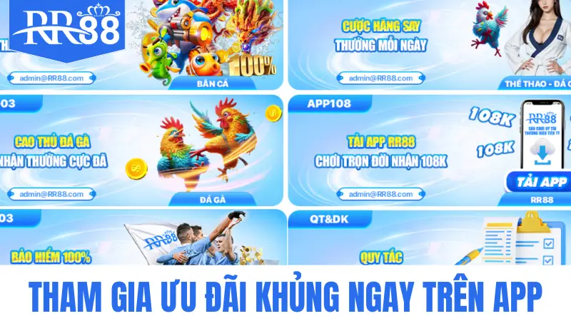 Tải App 4 Tham gia ưu đãi khủng ngay trên app
